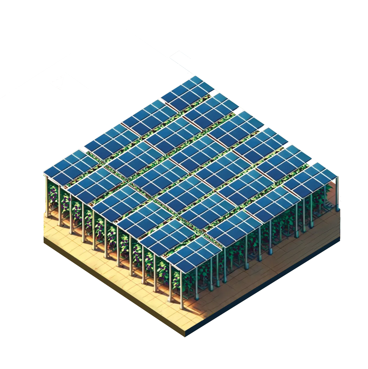 Serre Photovoltaïque DIGITALSUN ENR