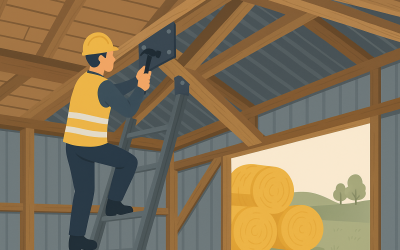Renfort de structure hangar agricole : sécuriser et moderniser votre bâtiment