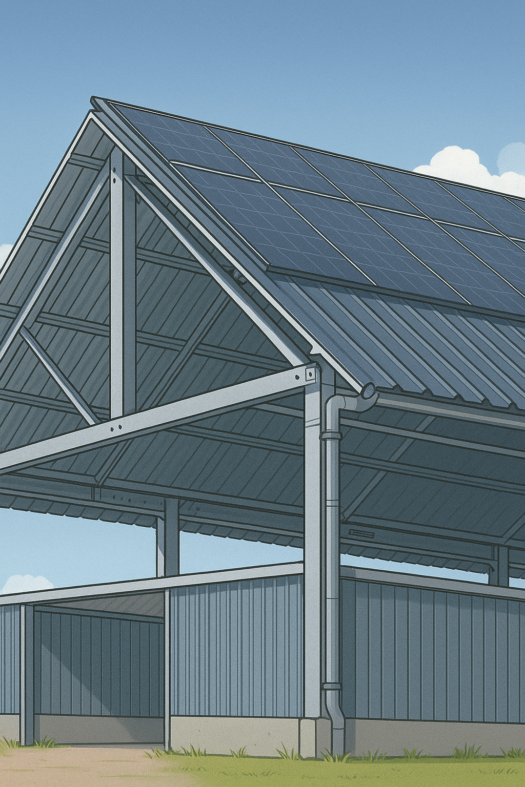 Image d'une rénovation hangar agricole